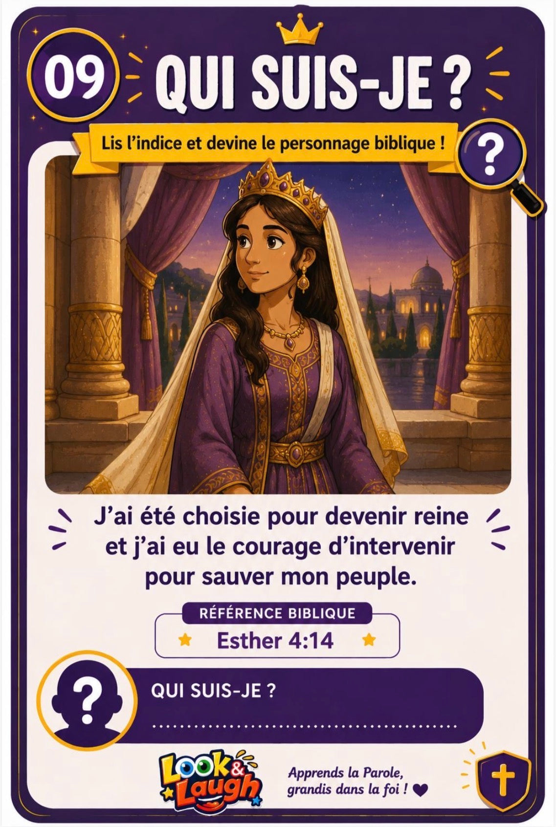 Qui suis-je ? – Le jeu biblique éducatif ( Version numérique)