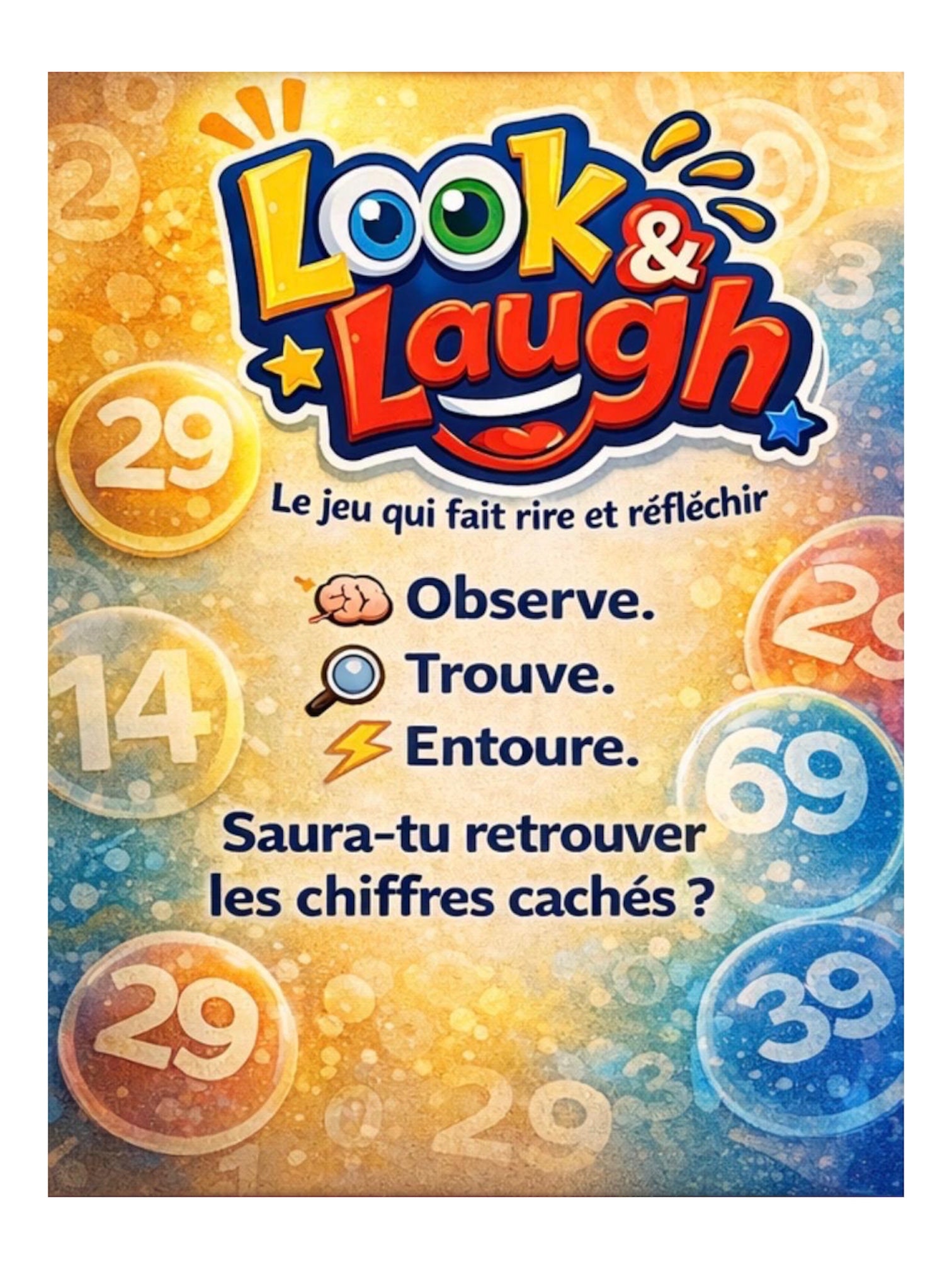 Look & Laugh – Le jeu qui fait rire, observer et réfléchir ! ( Version numérique )