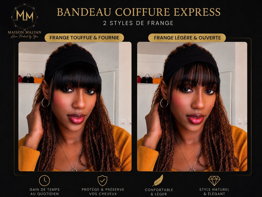 Bandeau Frange - Coiffure Express Touffue & Fournie