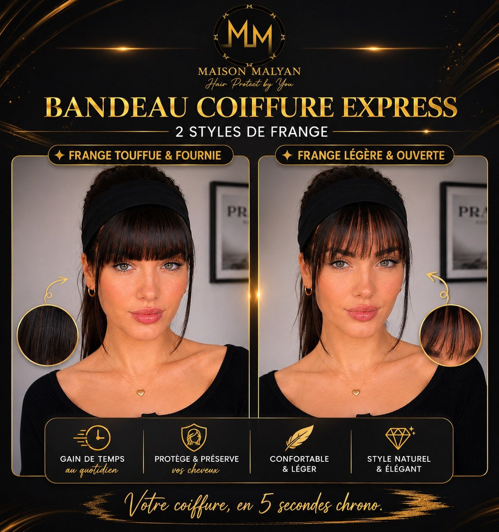 Bandeau Frange - Coiffure Express Touffue & Fournie
