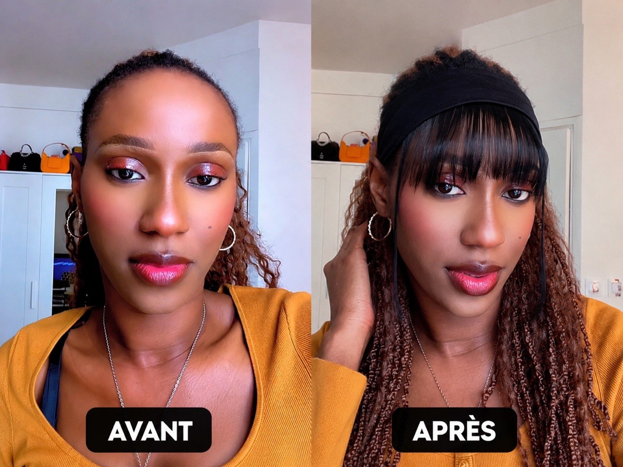 Bandeau Frange - Coiffure Express - Légère & Ouverte