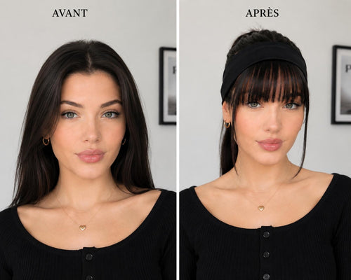 Bandeau Frange - Coiffure Express - Légère & Ouverte