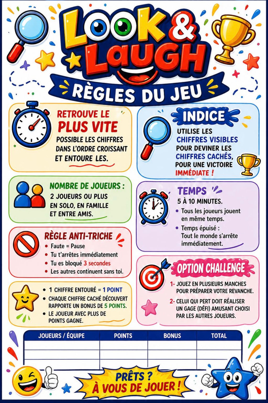 Look & Laugh – Le jeu qui fait rire, observer et réfléchir ! ( Version numérique )