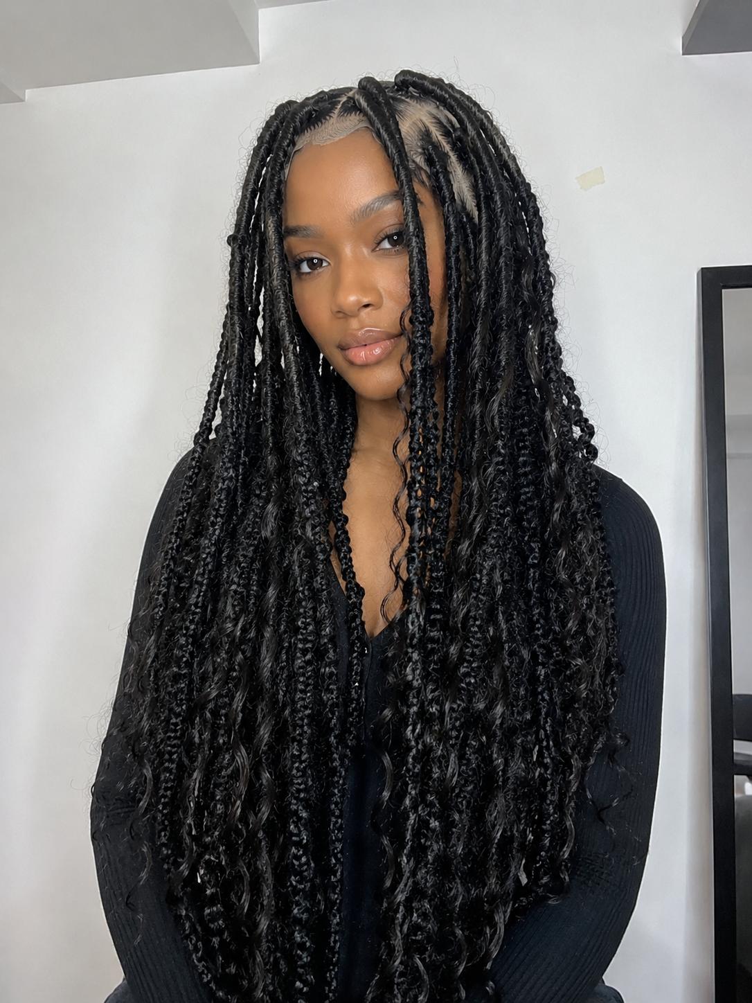 Perruque Marley Soft Locks Premium avec boucles - Fait main | Maison Malyan