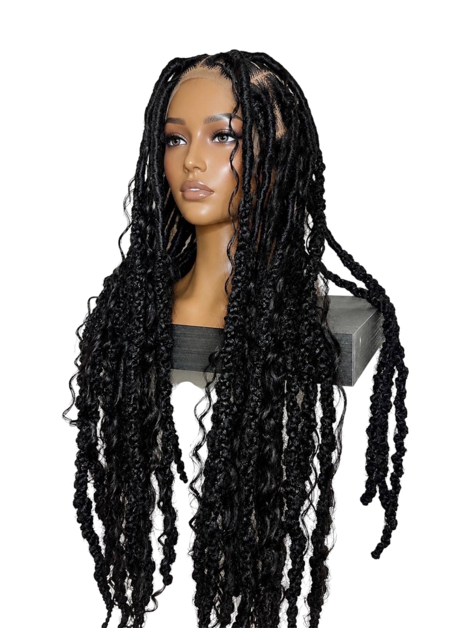 Perruque Marley Soft Locks Premium avec boucles - Fait main | Maison Malyan