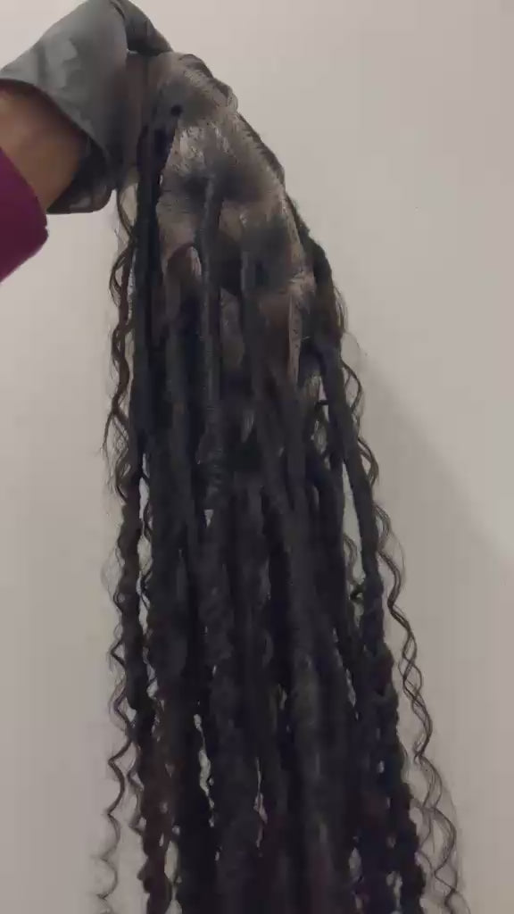 Perruque Marley Soft Locks Premium avec boucles - Fait main | Maison Malyan